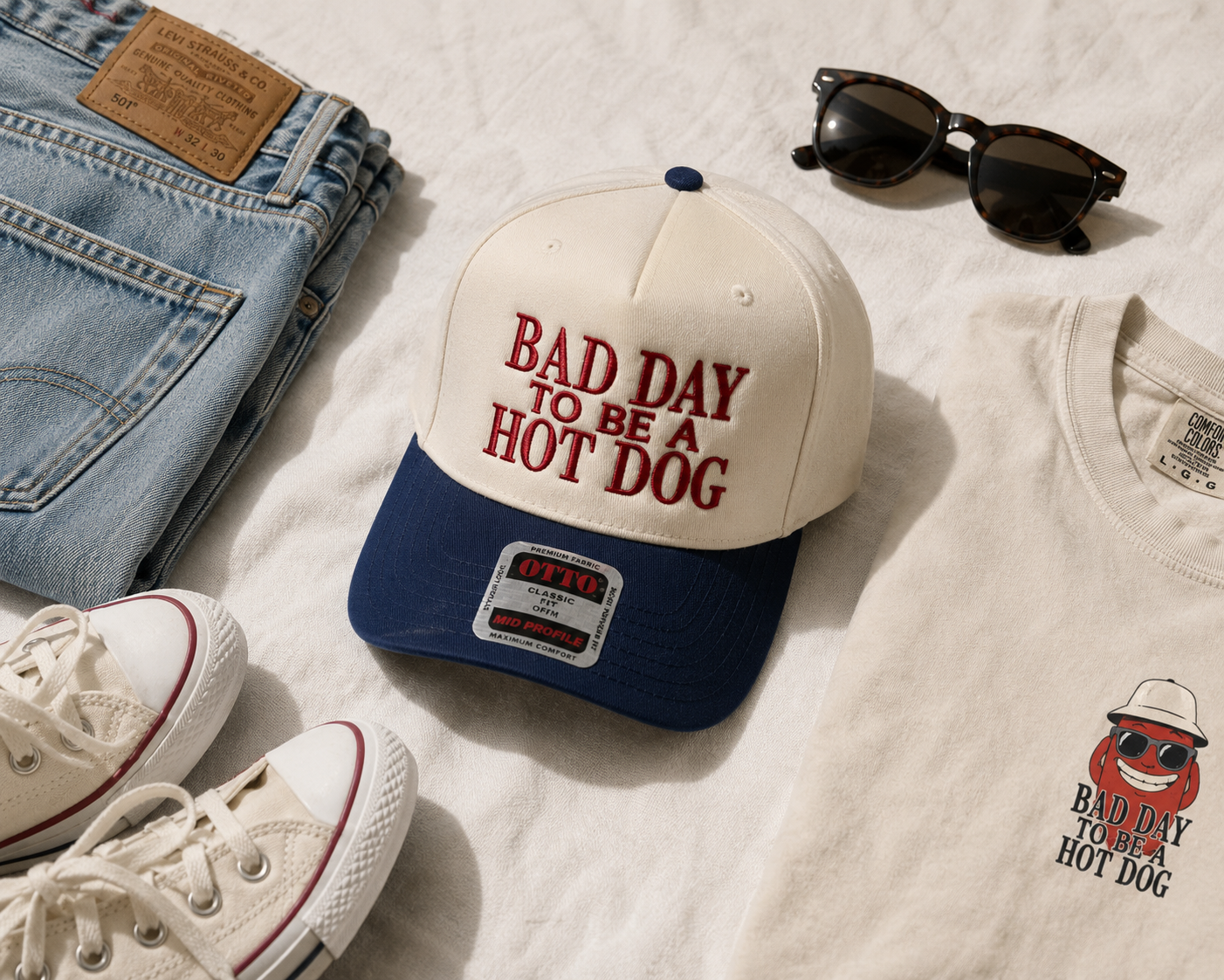 Bad Day to be Hotdog | America | Boating | USA | Trucker Hat