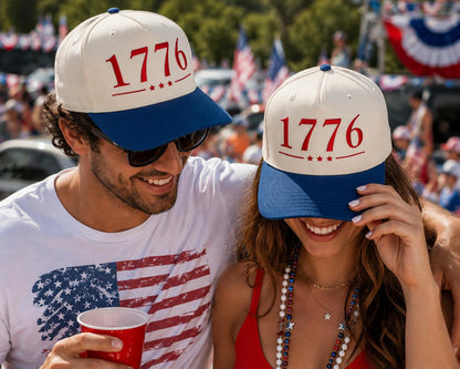 1776 Trucker Hat | America | Vintage Trucker Hat | 4th of July | USA